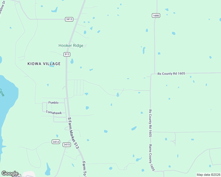 map of restaurants, bars, coffee shops, grocery stores, and more near 7797 Fm 513 S in Lone Oak
