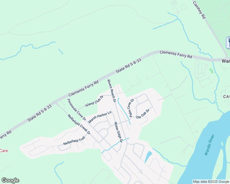 map of restaurants, bars, coffee shops, grocery stores, and more near 1257 Island Club Drive in Charleston