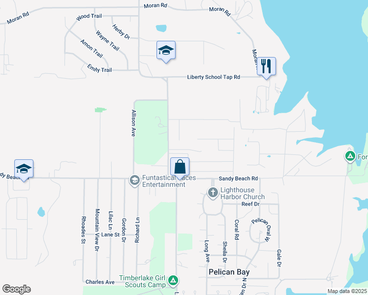 map of restaurants, bars, coffee shops, grocery stores, and more near 1308 White Sand Drive in Azle