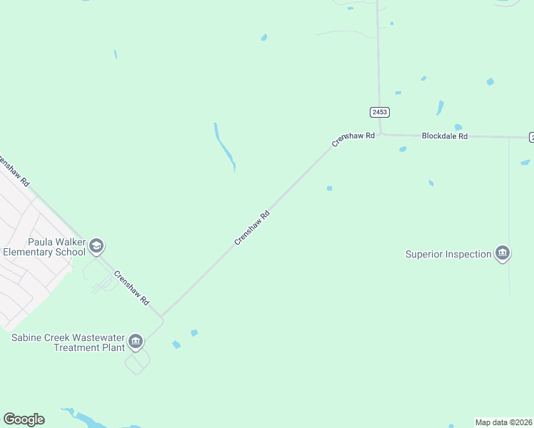 map of restaurants, bars, coffee shops, grocery stores, and more near Crenshaw Road in Royse City