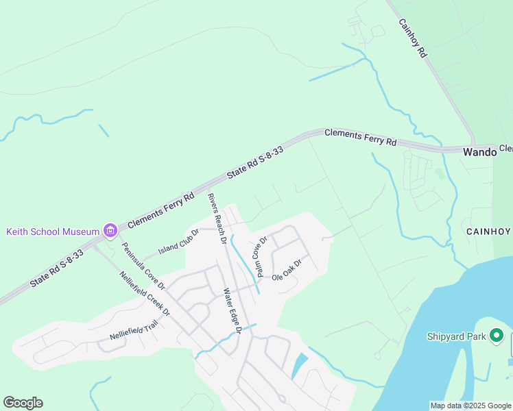 map of restaurants, bars, coffee shops, grocery stores, and more near 1306d Island Club Drive in Charleston