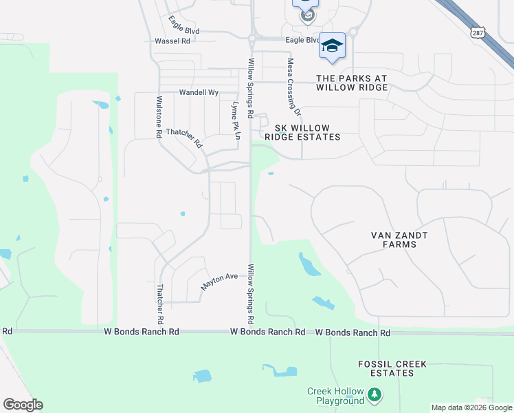 map of restaurants, bars, coffee shops, grocery stores, and more near 12048 Gainesway Court in Haslet