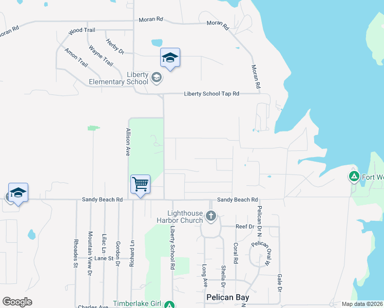 map of restaurants, bars, coffee shops, grocery stores, and more near 1408 Inlet Drive in Azle