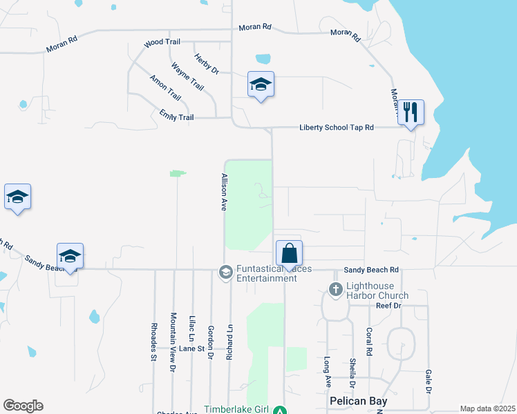map of restaurants, bars, coffee shops, grocery stores, and more near 11215 Liberty School Road in Azle