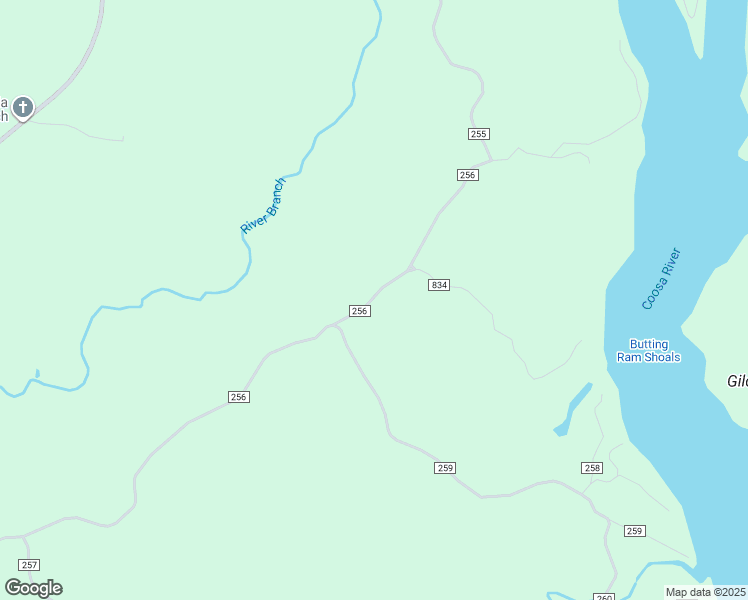 map of restaurants, bars, coffee shops, grocery stores, and more near 1305 County Road 256 in Clanton