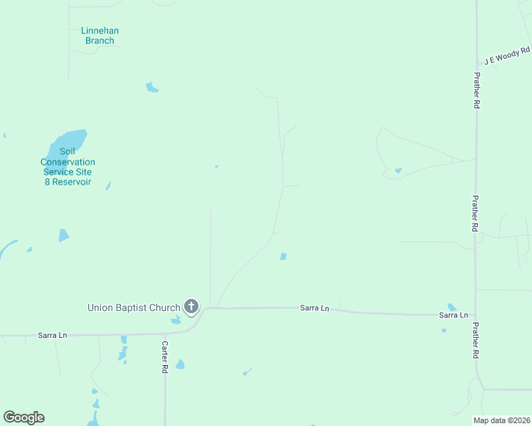 map of restaurants, bars, coffee shops, grocery stores, and more near 509 Union Lane in Springtown