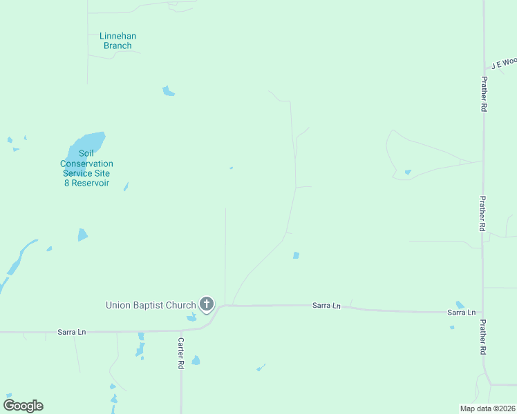 map of restaurants, bars, coffee shops, grocery stores, and more near 509 Union Lane in Springtown