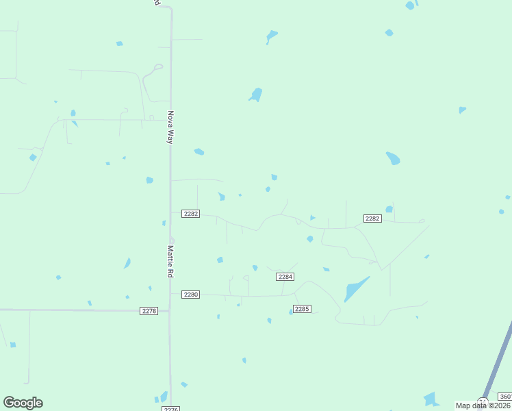 map of restaurants, bars, coffee shops, grocery stores, and more near 2878 Private Road 2554 in Quinlan