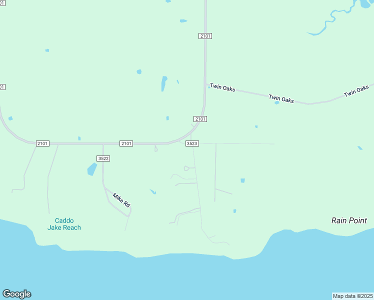 map of restaurants, bars, coffee shops, grocery stores, and more near 1491 Farm to Market Road 2101 in Quinlan