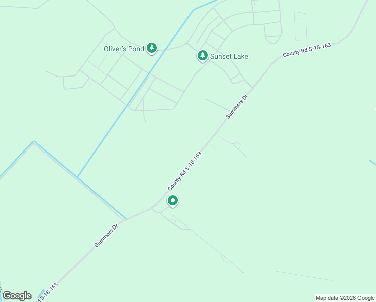 map of restaurants, bars, coffee shops, grocery stores, and more near 632-756 County Road S-18-163 in Ridgeville