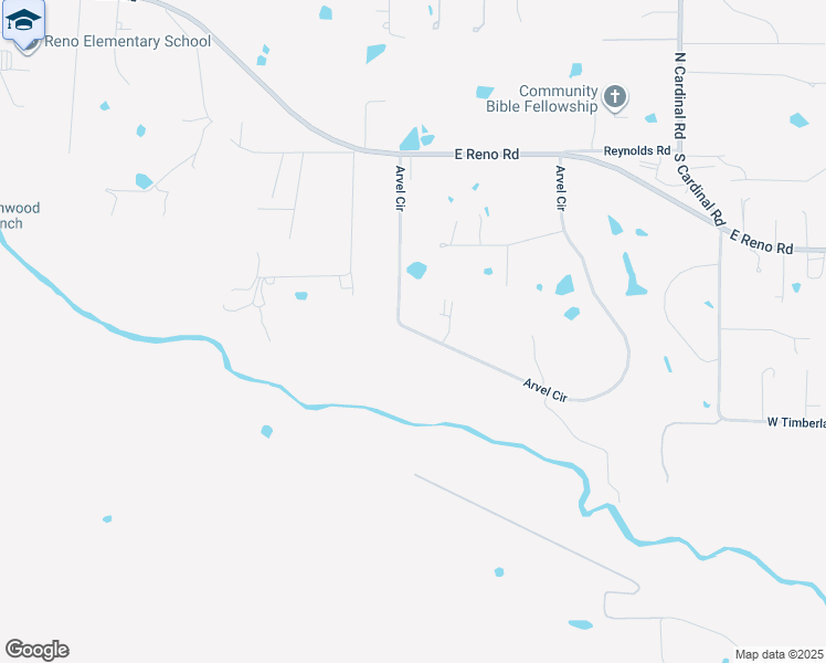 map of restaurants, bars, coffee shops, grocery stores, and more near 1417 Arvel Circle in Azle