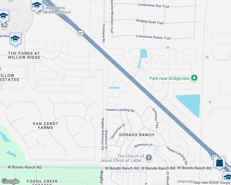 map of restaurants, bars, coffee shops, grocery stores, and more near 11449 North Saginaw Boulevard in Fort Worth
