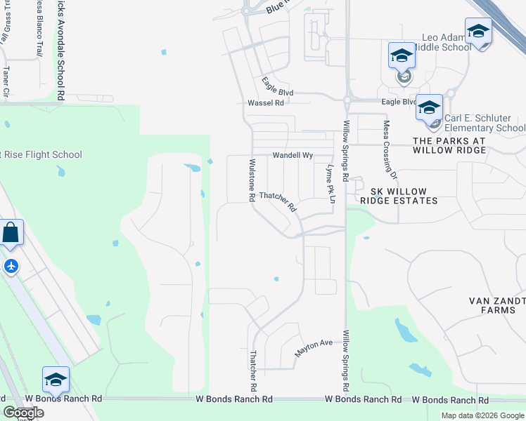 map of restaurants, bars, coffee shops, grocery stores, and more near 11460 Wulstone Road in Haslet