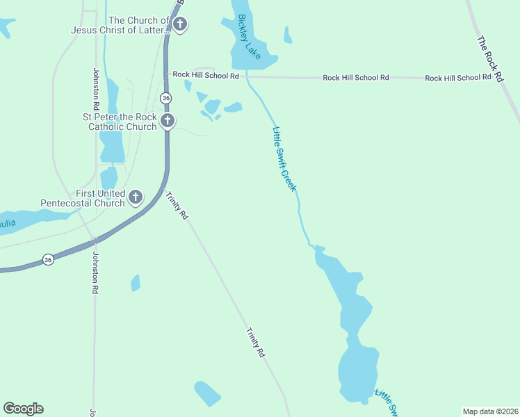 map of restaurants, bars, coffee shops, grocery stores, and more near in The Rock