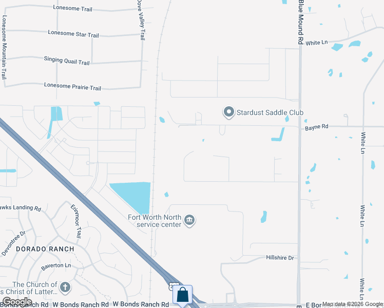 map of restaurants, bars, coffee shops, grocery stores, and more near 10824 Ridge Country Road in Haslet