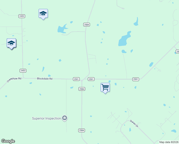 map of restaurants, bars, coffee shops, grocery stores, and more near 7779 County Road 2584 in Royse City