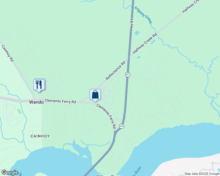 map of restaurants, bars, coffee shops, grocery stores, and more near 1146 Euclid Drive in Charleston