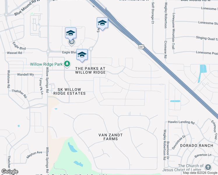 map of restaurants, bars, coffee shops, grocery stores, and more near 1021 Plateau Ridge Way in Haslet