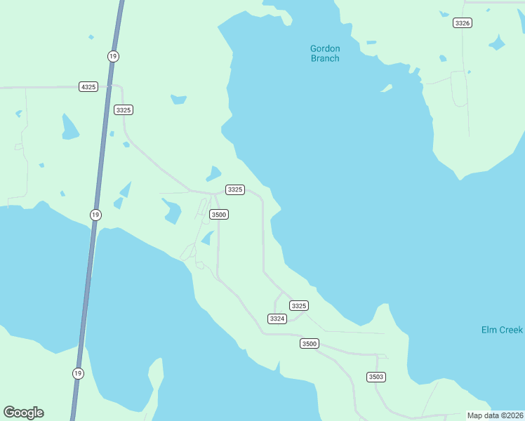map of restaurants, bars, coffee shops, grocery stores, and more near County Road 3325 in Emory