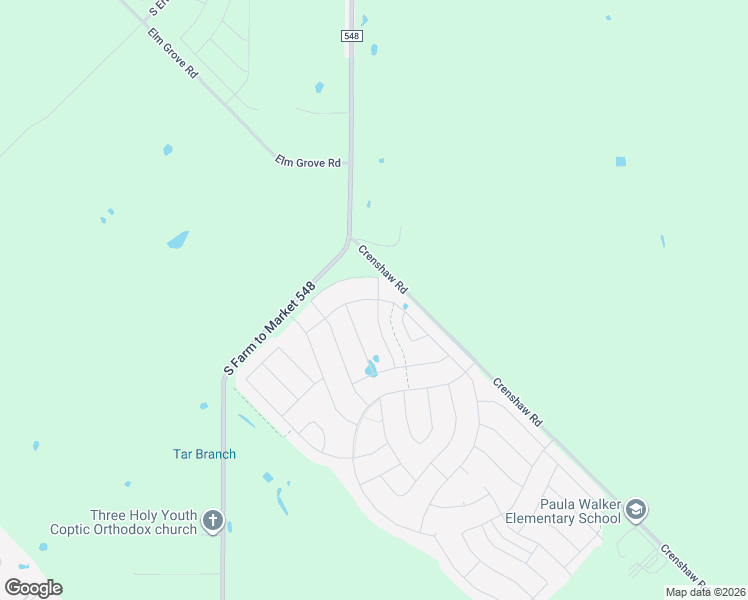map of restaurants, bars, coffee shops, grocery stores, and more near 2343 Brookside Drive in Royse City