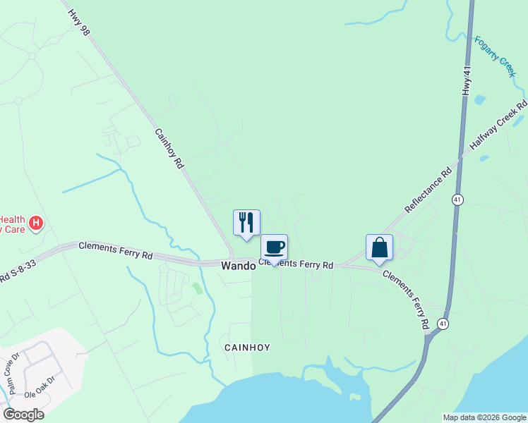 map of restaurants, bars, coffee shops, grocery stores, and more near 155 Tyler Lane in Charleston