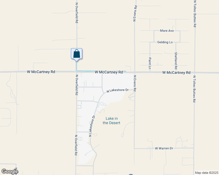 map of restaurants, bars, coffee shops, grocery stores, and more near 6182 North Lakeshore Drive in Casa Grande