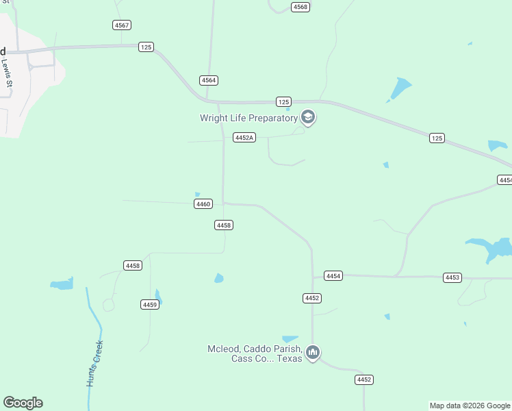 map of restaurants, bars, coffee shops, grocery stores, and more near 680 County Road 4452 in Bivins