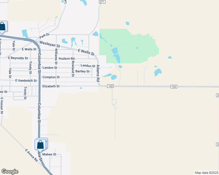 map of restaurants, bars, coffee shops, grocery stores, and more near 7022 Farm to Market 142 in Stamford