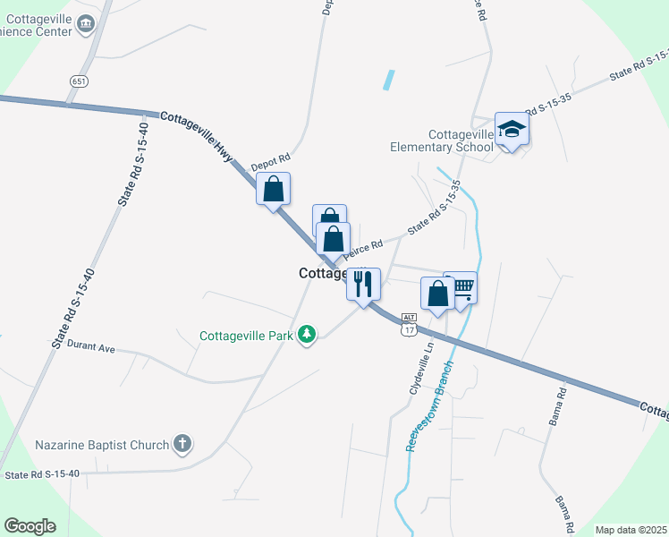 10700 Cottageville Highway, Cottageville SC Walk Score