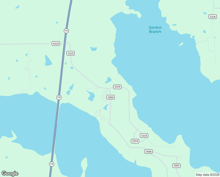 map of restaurants, bars, coffee shops, grocery stores, and more near County Road 3325 in Emory