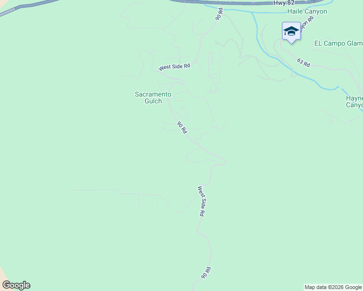 map of restaurants, bars, coffee shops, grocery stores, and more near 124 90 Rd in Alamogordo