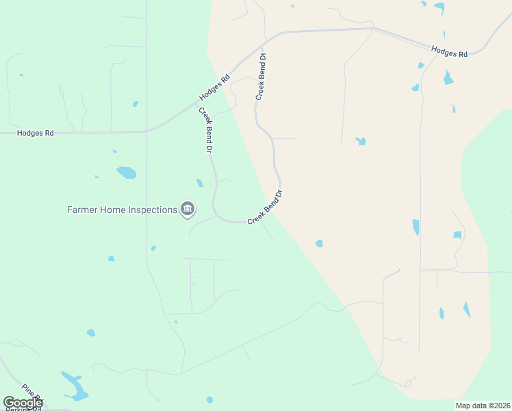 map of restaurants, bars, coffee shops, grocery stores, and more near 160 Creek Bend Drive in Poolville