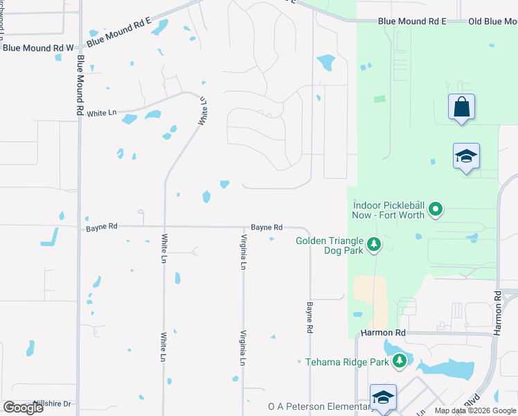 map of restaurants, bars, coffee shops, grocery stores, and more near 211 Bayne Road in Haslet