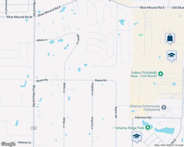 map of restaurants, bars, coffee shops, grocery stores, and more near 209 Bayne Road in Haslet