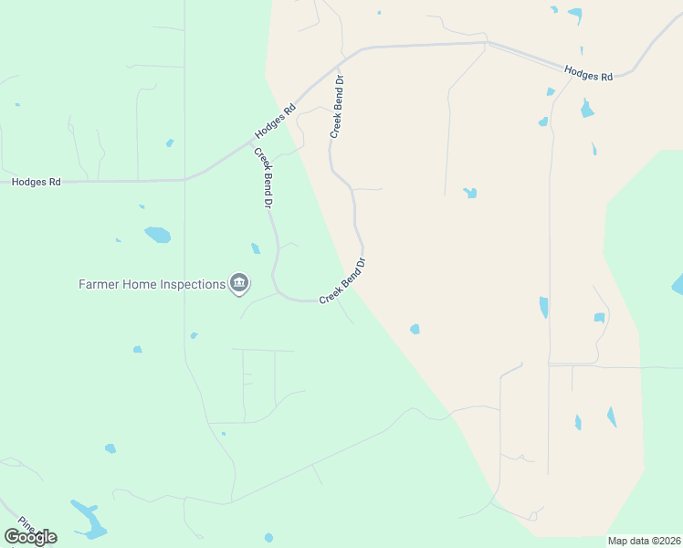 map of restaurants, bars, coffee shops, grocery stores, and more near 160 Creek Bend Drive in Poolville