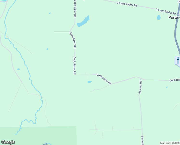 map of restaurants, bars, coffee shops, grocery stores, and more near 688 Cook Baker Road in Sarepta