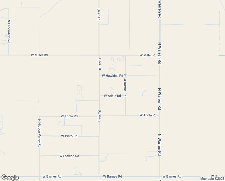 map of restaurants, bars, coffee shops, grocery stores, and more near 53354 West Adele Road in Maricopa