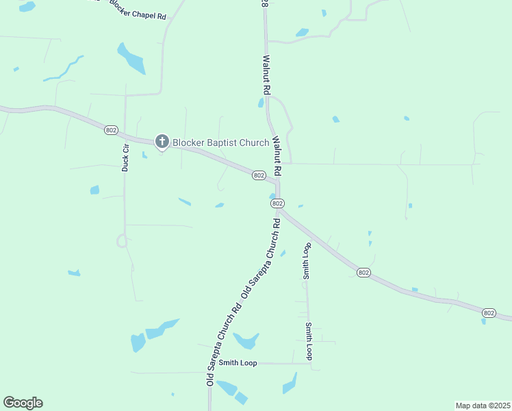map of restaurants, bars, coffee shops, grocery stores, and more near 1186 Osc Road in Sarepta
