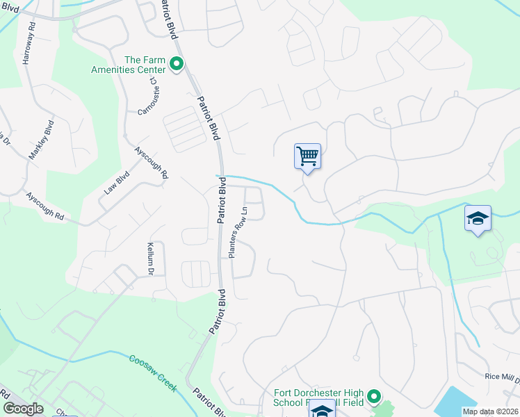 map of restaurants, bars, coffee shops, grocery stores, and more near 4832 Buttercup Way in Summerville