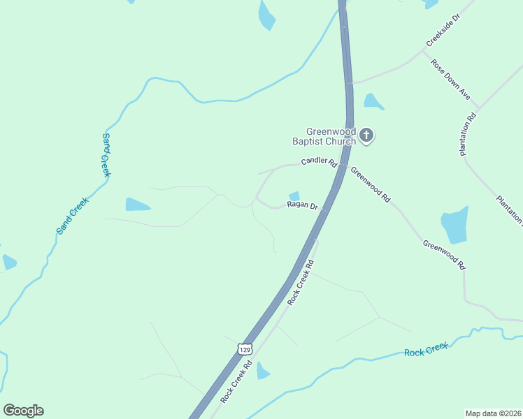 map of restaurants, bars, coffee shops, grocery stores, and more near 143 Ragan Drive in Gray