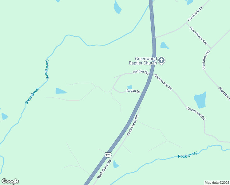 map of restaurants, bars, coffee shops, grocery stores, and more near 143 Ragan Drive in Gray