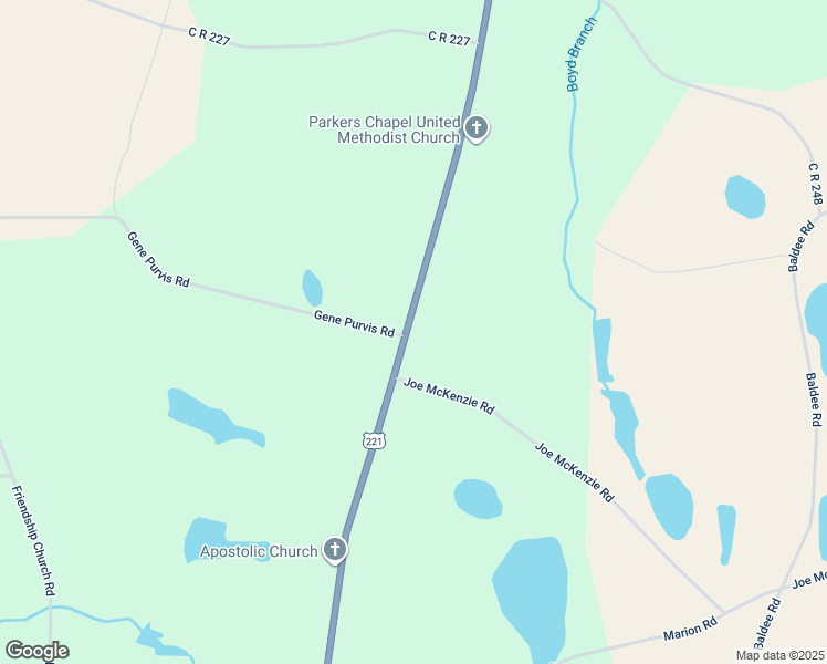 map of restaurants, bars, coffee shops, grocery stores, and more near 3721 U.S. 221 in Bartow