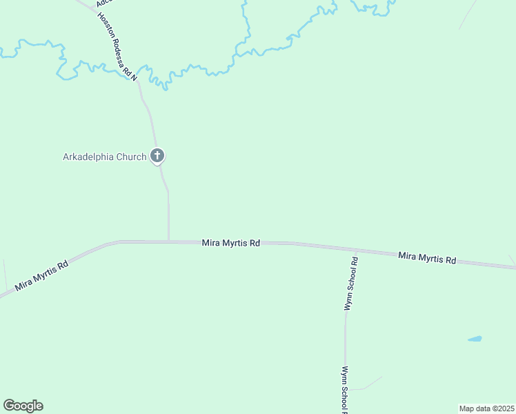 map of restaurants, bars, coffee shops, grocery stores, and more near 8396 Mira Myrtis Road in Rodessa