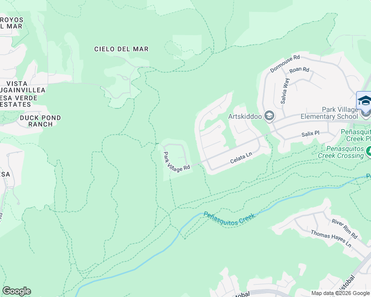 map of restaurants, bars, coffee shops, grocery stores, and more near 12135 Celome Lane in San Diego