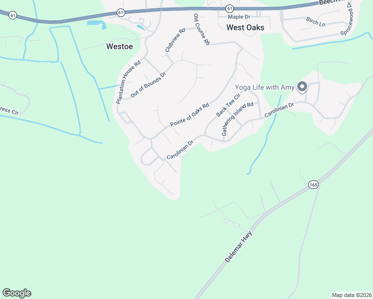 map of restaurants, bars, coffee shops, grocery stores, and more near 115 Carolinian Drive in Summerville