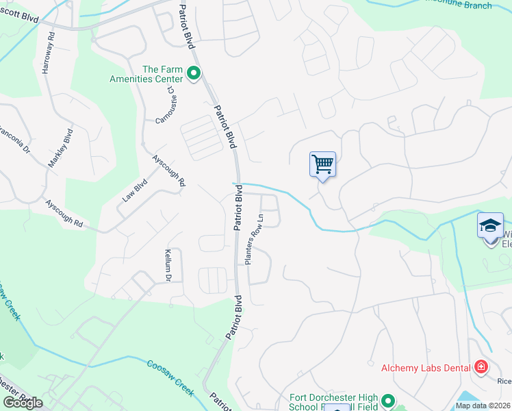 map of restaurants, bars, coffee shops, grocery stores, and more near 8981 Planters Row Lane in Summerville