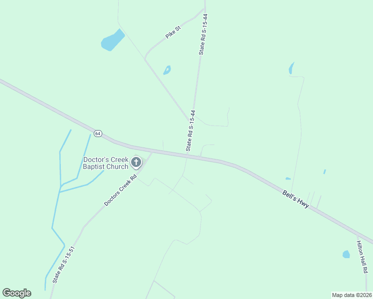 map of restaurants, bars, coffee shops, grocery stores, and more near 233 Stokes Road in Walterboro