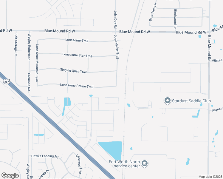 map of restaurants, bars, coffee shops, grocery stores, and more near 209 Lonesome Prairie Trail in Haslet