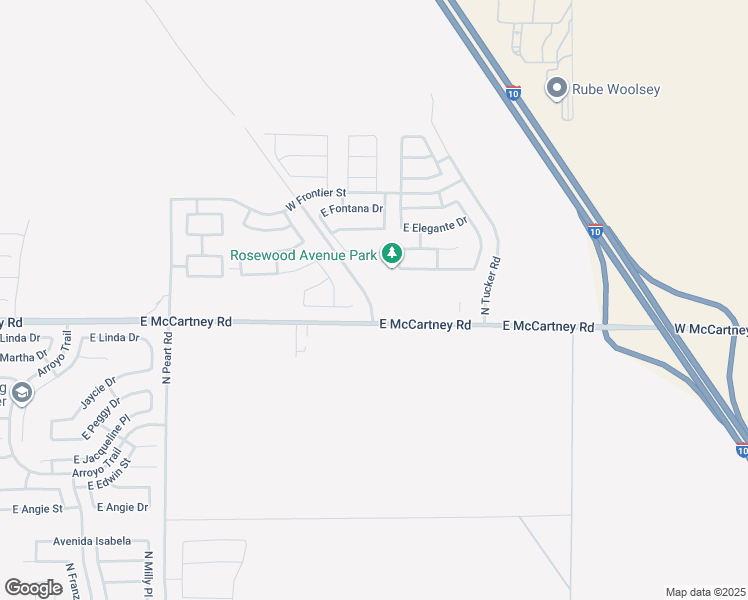 map of restaurants, bars, coffee shops, grocery stores, and more near 1693 East Alameda Place in Casa Grande