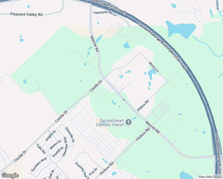 map of restaurants, bars, coffee shops, grocery stores, and more near 9212 Merritt Road in Rowlett